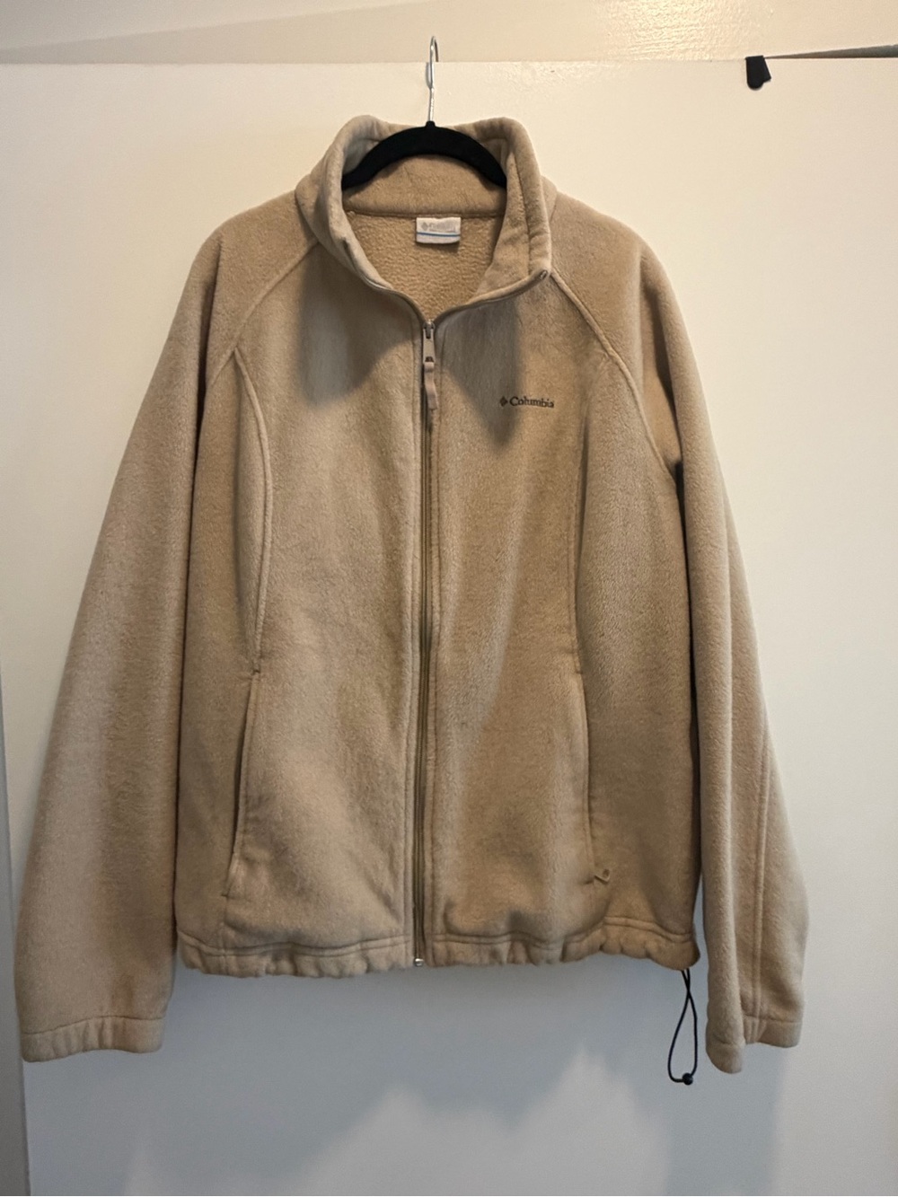Columbia Beige Full-Zip Jacket